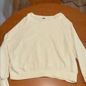 Free people Cream Sweater